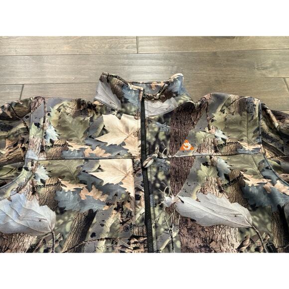 Kings Camo Big Horn Mens Camo Arm Zip Off Hunting Softshell Full Zip Jacket XL - Picture 4 of 9